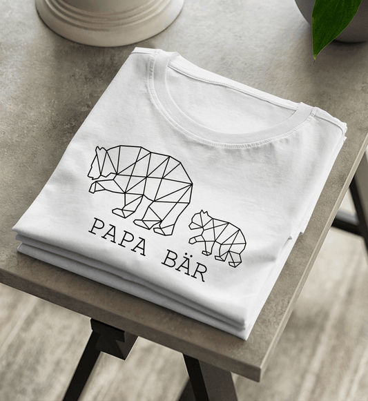 Papa Bär Geo  - Premium Organic Shirt - Papasache