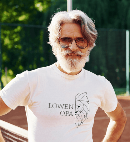 Löwen Opa  - Herren Premium Organic Shirt