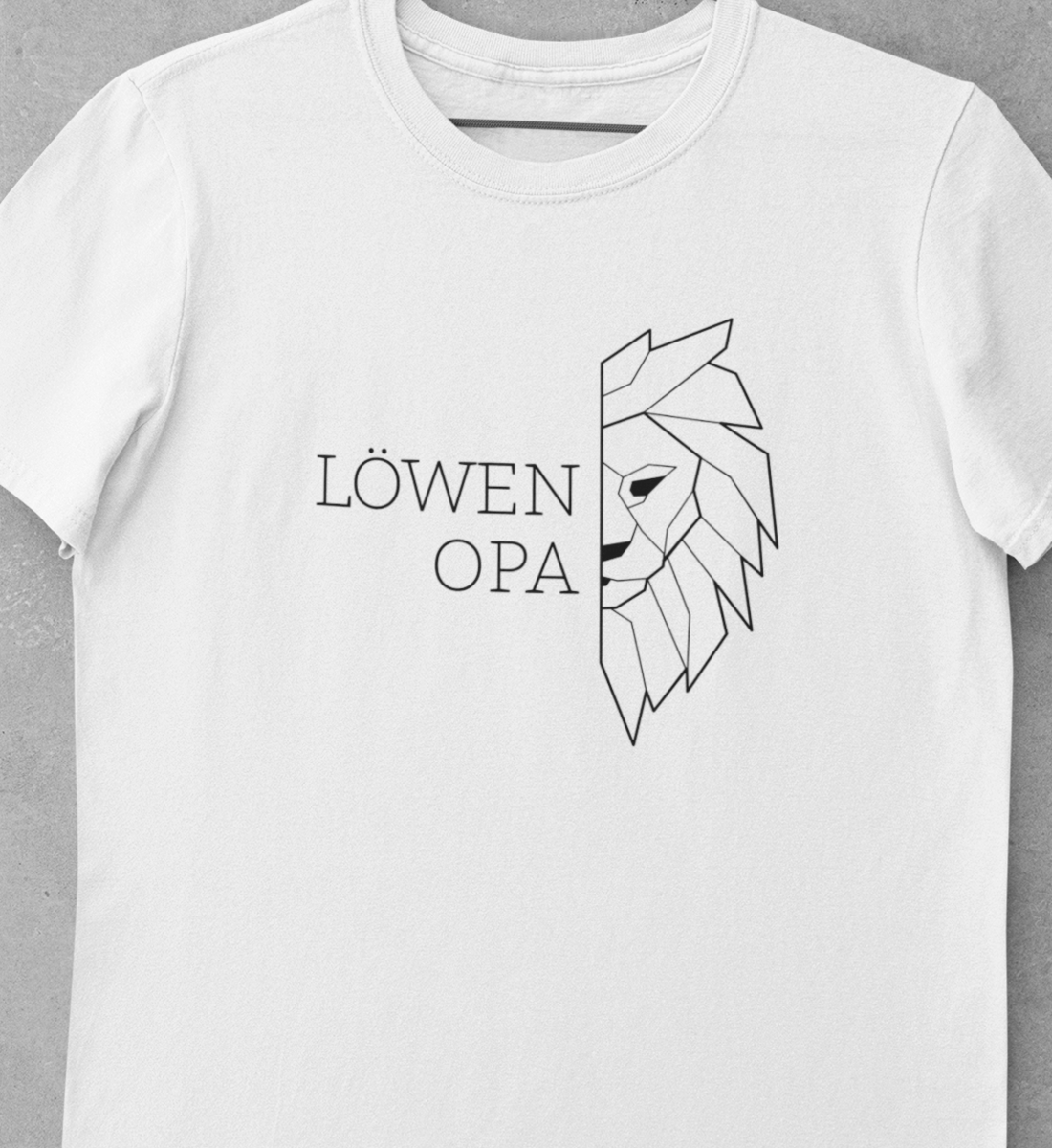 Löwen Opa  - Herren Premium Organic Shirt