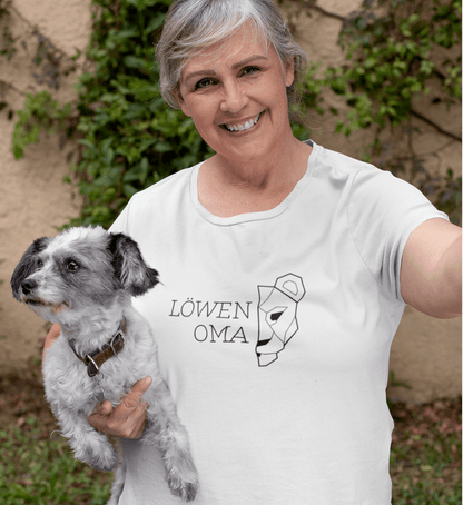 Löwen Oma  - Damen Relaxed Organic Shirt