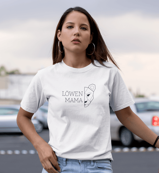 Löwen Mama  - Damen Relaxed Organic Shirt