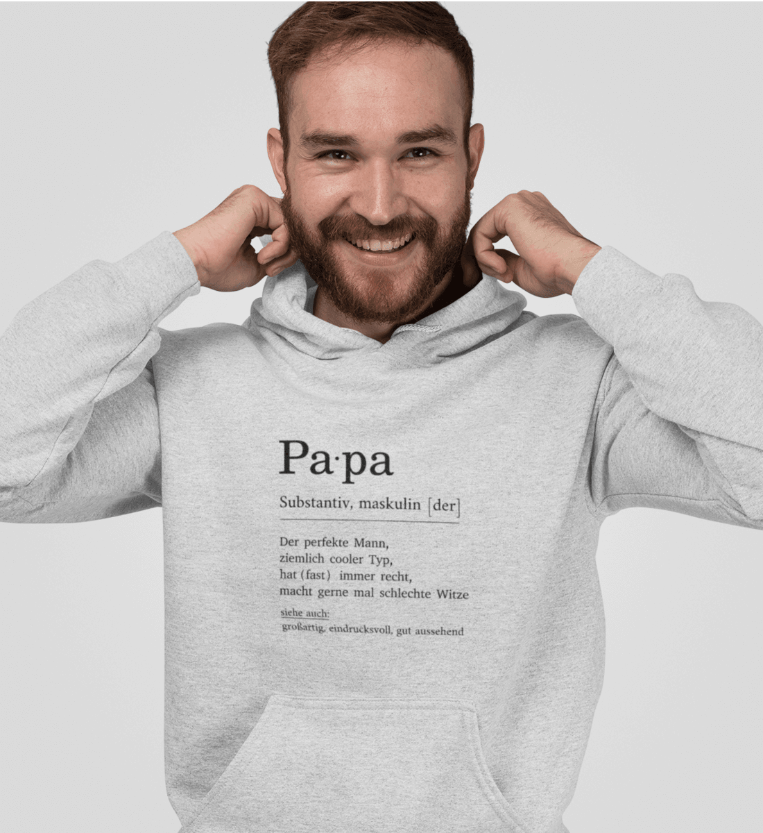 Papa Definition - Premium Organic Hoodie - Papasache