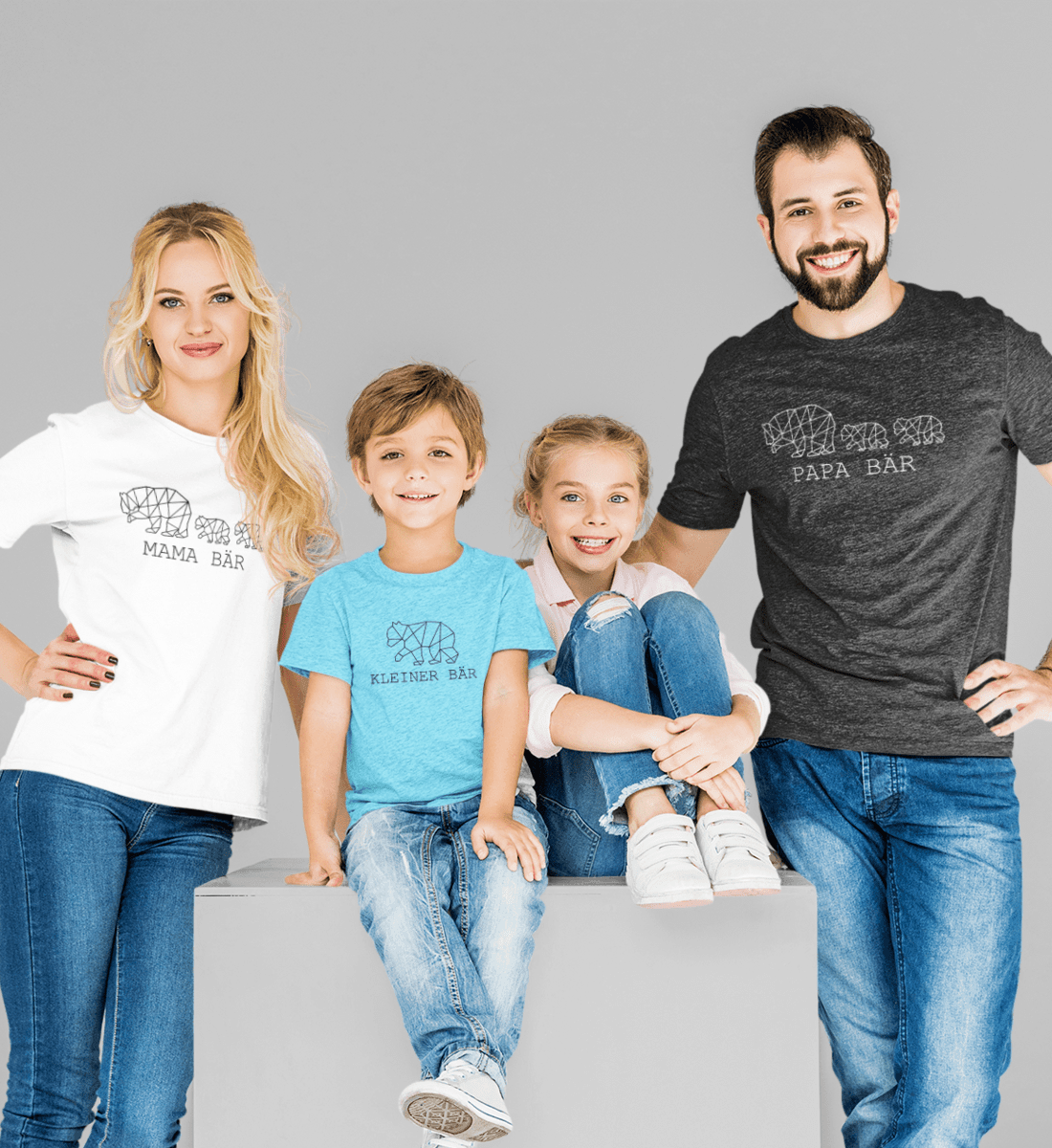 Mama Bär 2  - Damen Premium Organic Shirt - Papasache