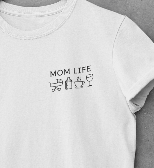 Momlife Symbole  - Damen Premium Organic Shirt - Papasache