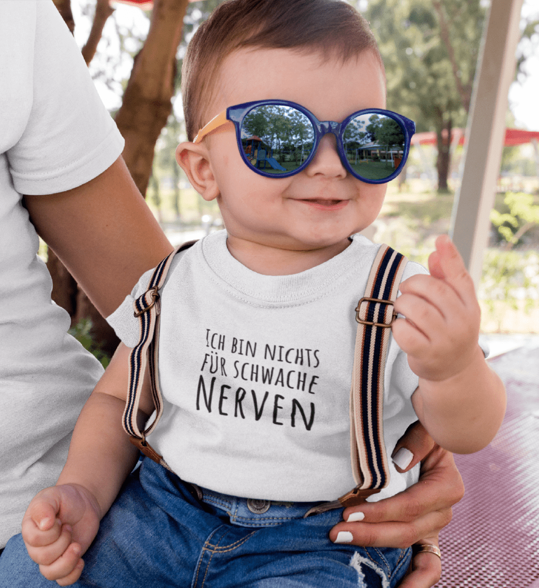 Nichts für schwache Nerven  - Baby T-Shirt - Papasache