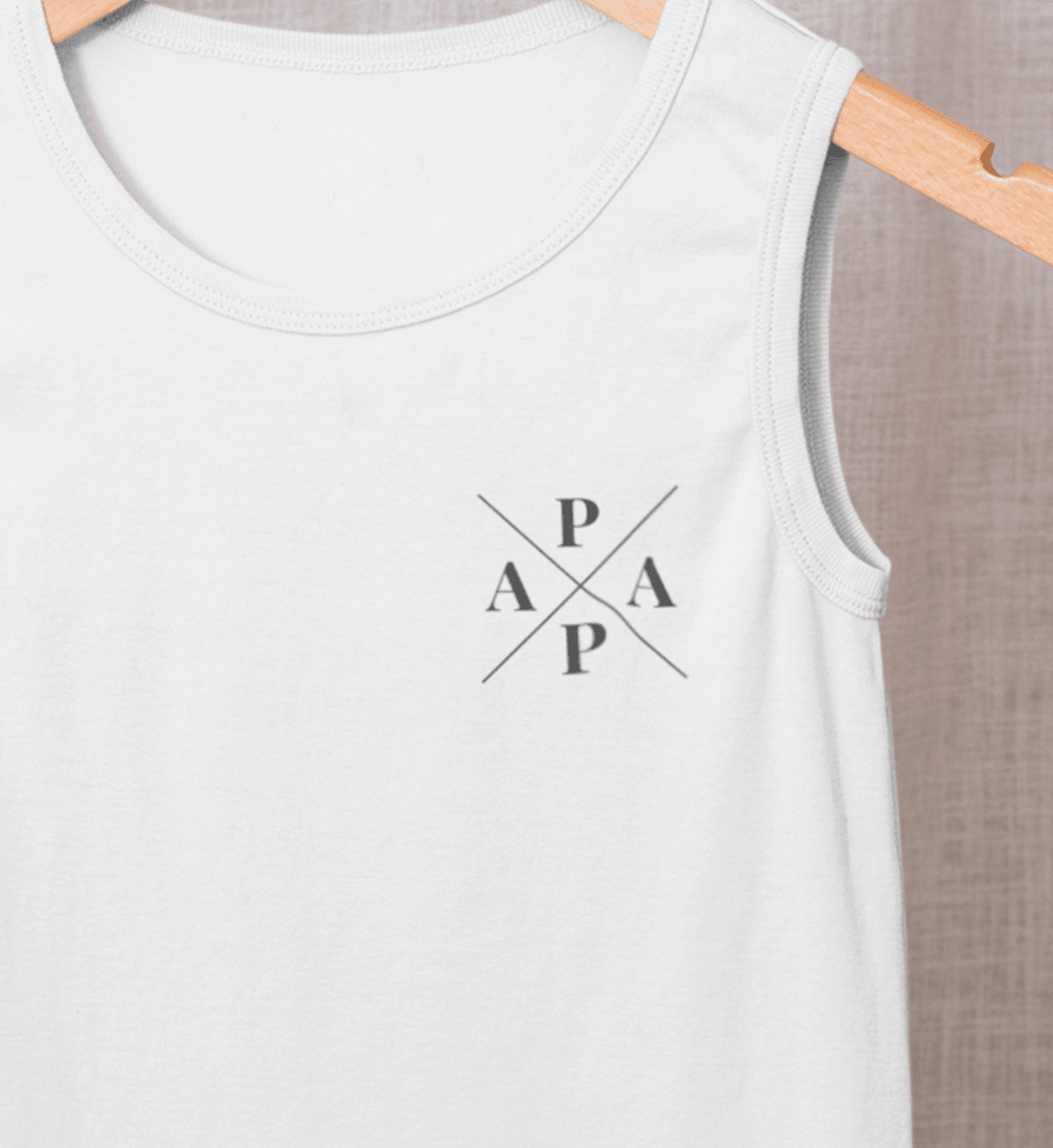 Papa Minimal - Organic Herren Tanktop - Papasache