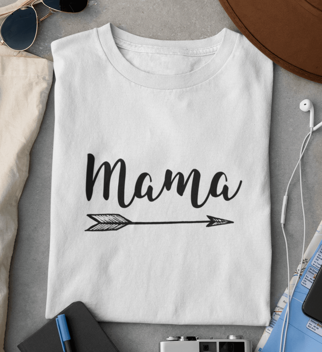 Mama Pfeil  - Damen Premium Organic Shirt - Papasache