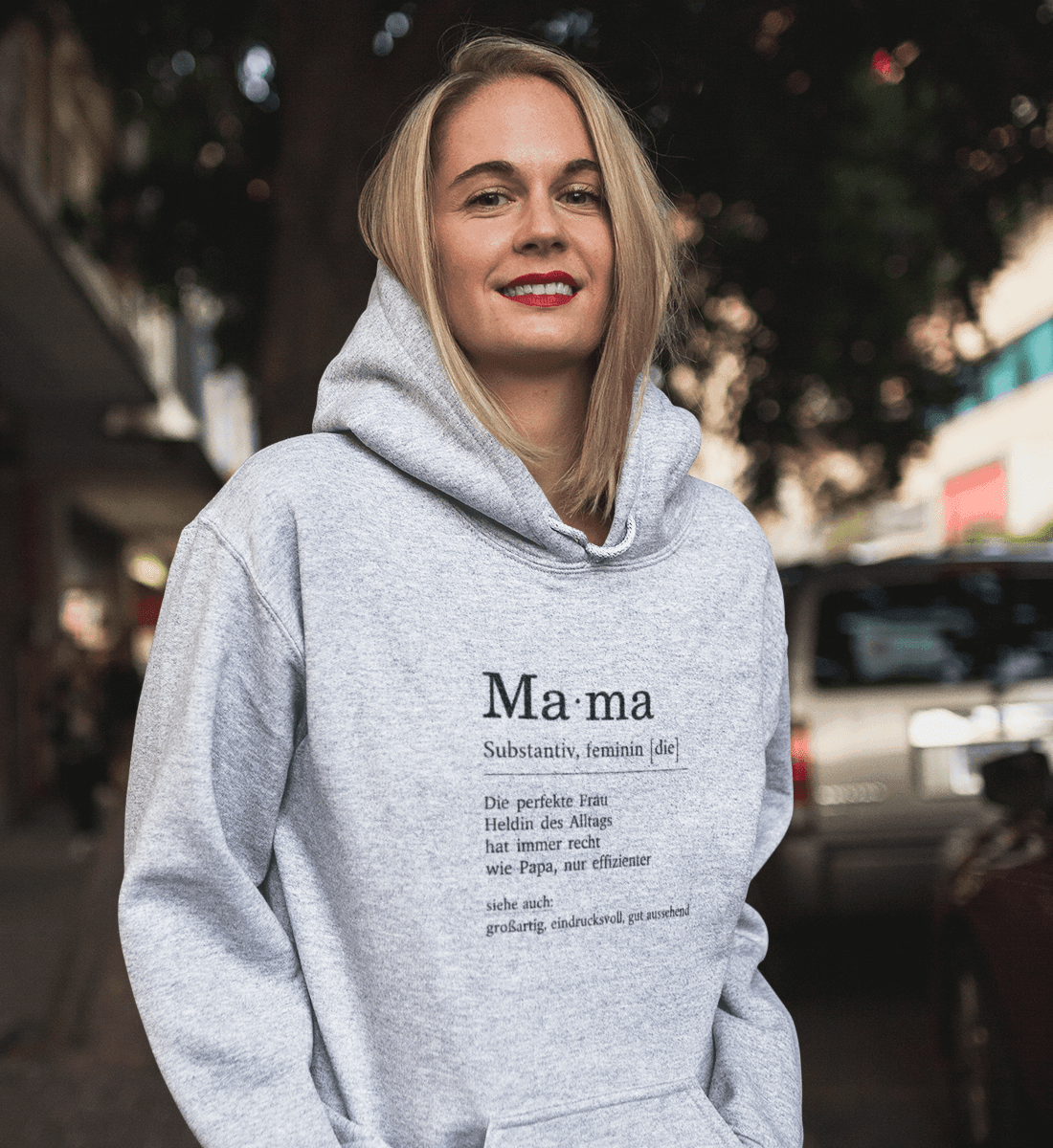 Mama Definition  - Premium Organic Hoodie - Papasache
