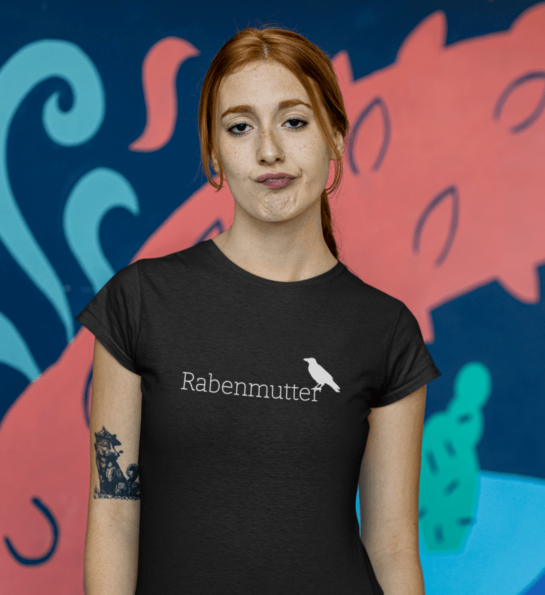 Rabenmutter  - Damen Premium Organic Shirt - Papasache