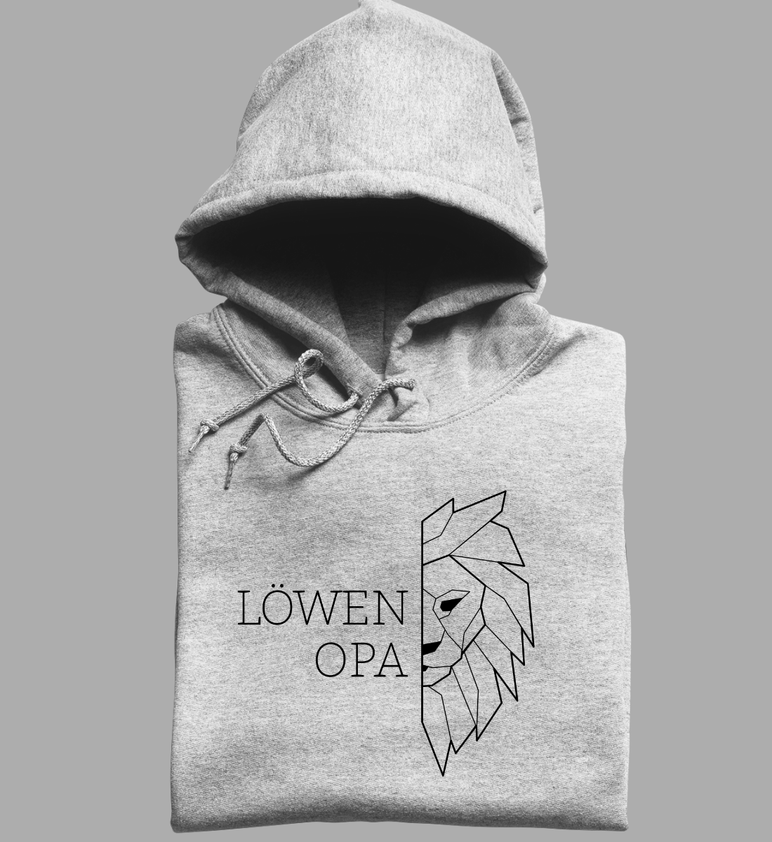 Löwen Opa  - Premium Organic Hoodie