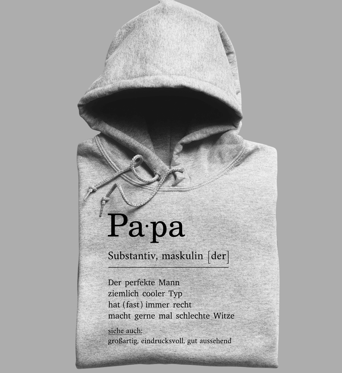 Papa Definition - Premium Organic Hoodie - Papasache