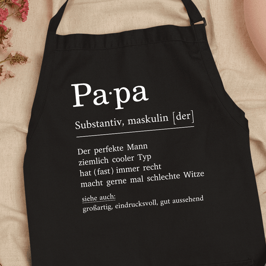 Papa Definition  - Hochwertige Koch- und Grillschürze - Papasache