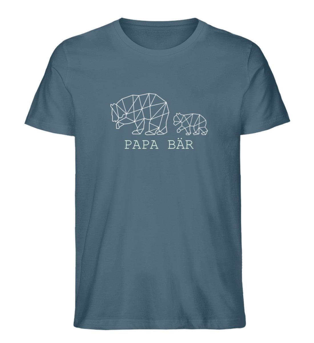 Papa Bär Geo  - Premium Organic Shirt - Papasache